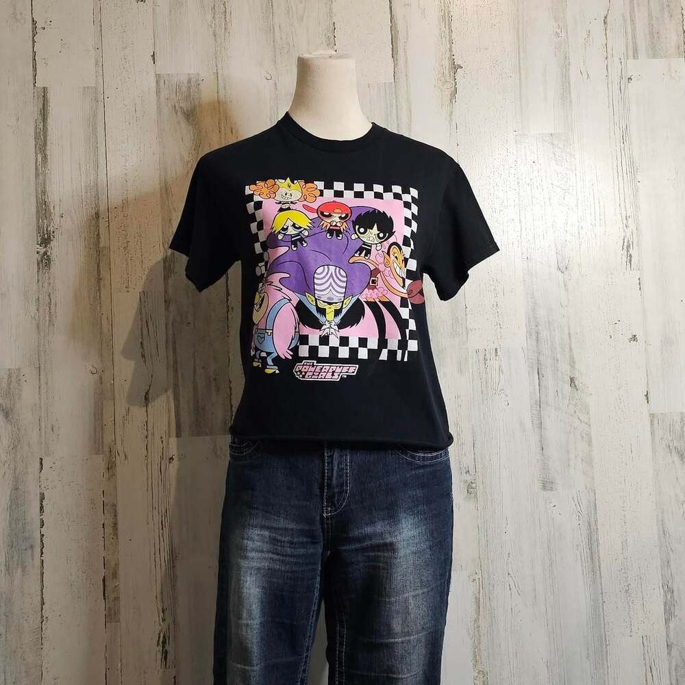 Powerpuff Girls checkered T-shirt
